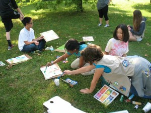 Marlton Girl Scout Troop 21078 hosted community art festival promoting open space