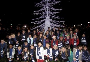 Van Zant Elementary Chorus gave performance at Sagemore’s Tree Lighting on Nov. 20