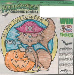 Haddonfield Sun announces Halloween Coloring Contest winners