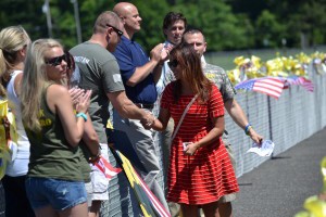 Medford and Tabernacle welcome home soldier with Operation Yellow Ribbon