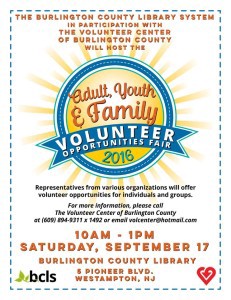 Burlington County Library System hosts volunteer fair