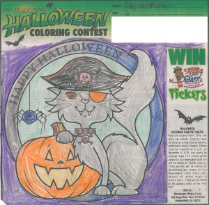 Tabernacle Sun announces Halloween Coloring Contest winners