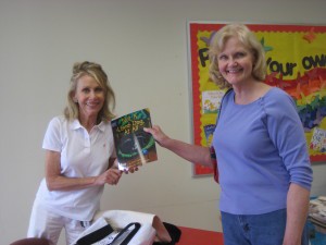 Carol Erickson, KYW-TV meteorologist, spoke at the Evesham Township Library