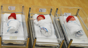 Virtua and American Heart Association warm the heads of 100 newborns to teach about Congenital Heart Defects
