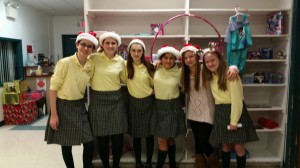 Our Lady of Good Counsel School Girl Scouts help out during the holiday season