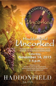 Haddonfield Uncorked is Nov. 14, featuring wine, gifts and special offers
