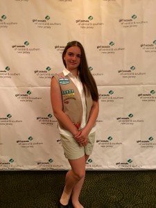Haddonfield Girl Scout achieves great things on her own