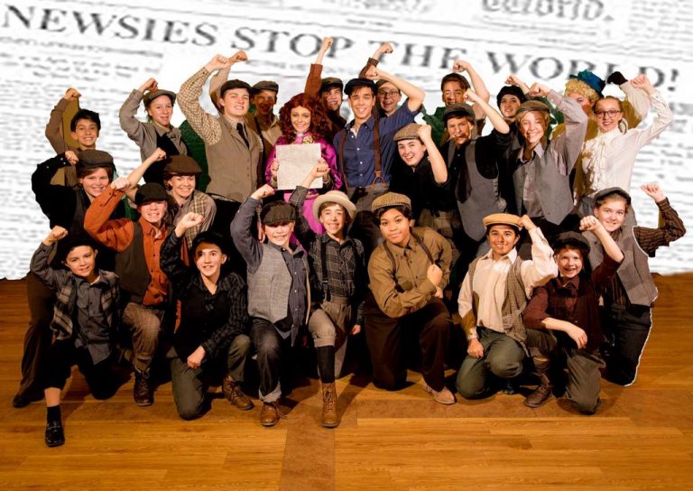 Young Mt. Laurel sisters in production of ‘Newsies The Musical’