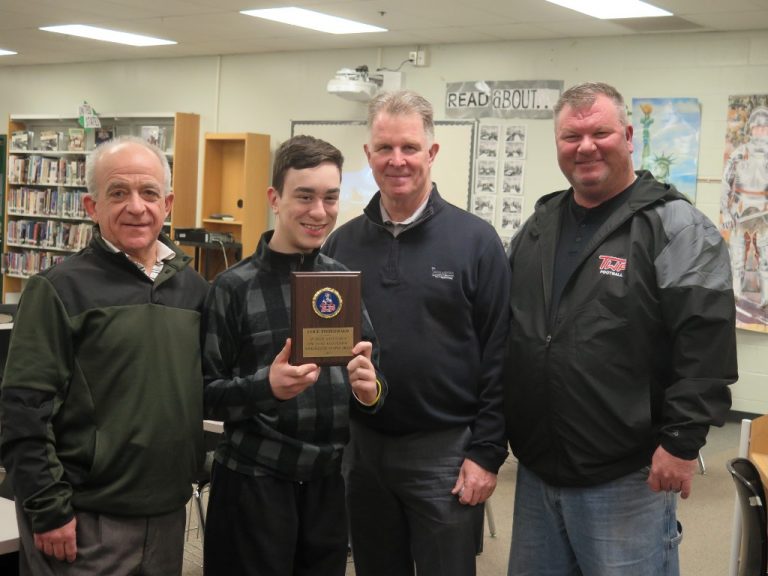 WT Youth Football name postseason award after BHMS student Cole Fitzgerald
