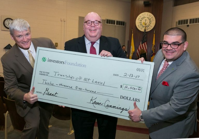 Investors Foundation provides additional funding to Mt. Laurel Parks