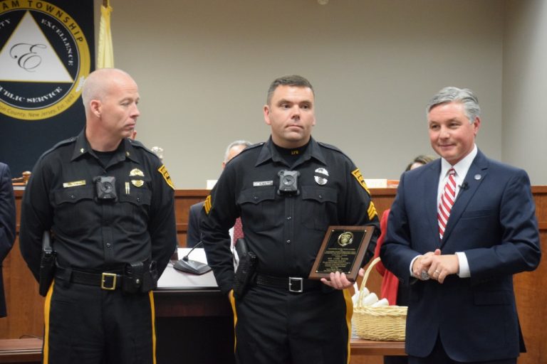 Evesham Police Sgt. honored for high academic performance in leadership and supervision school