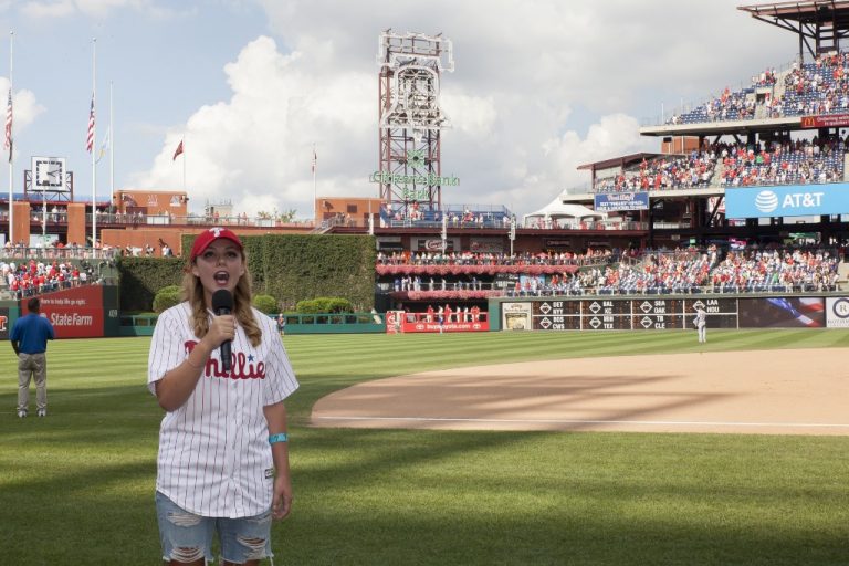 Shawnee student sang her way to the big screen at the Phillies game on Sept. 2