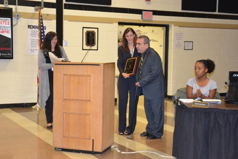 BOE member honored for 17 years of service