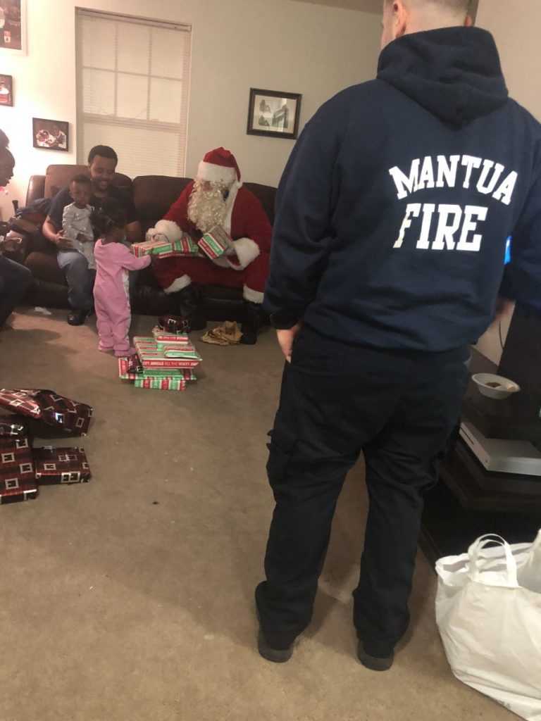 Fire district supplied families with food for the holidays