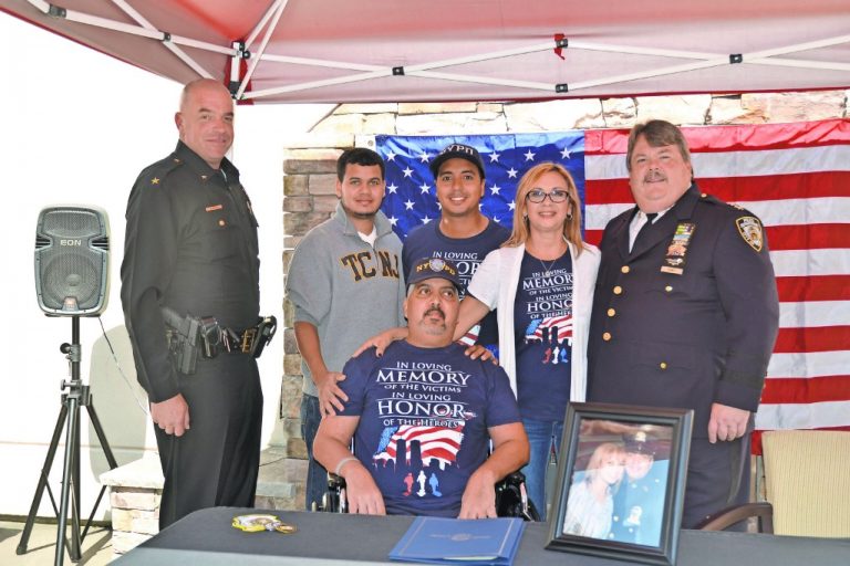 First responder honored at Voorhees rehabilitation