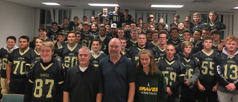 Seneca High School’s Football Team Raises Money For Brain Cancer Foundation