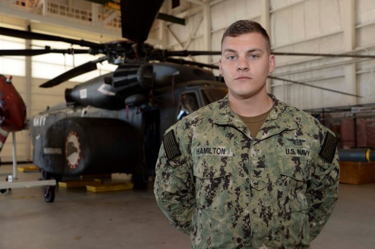 Marlton native speaks about life as part of Navy helicopter squadron