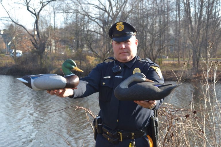 MTPD Officer keeps woodcarving afloat with duck decoy hobby