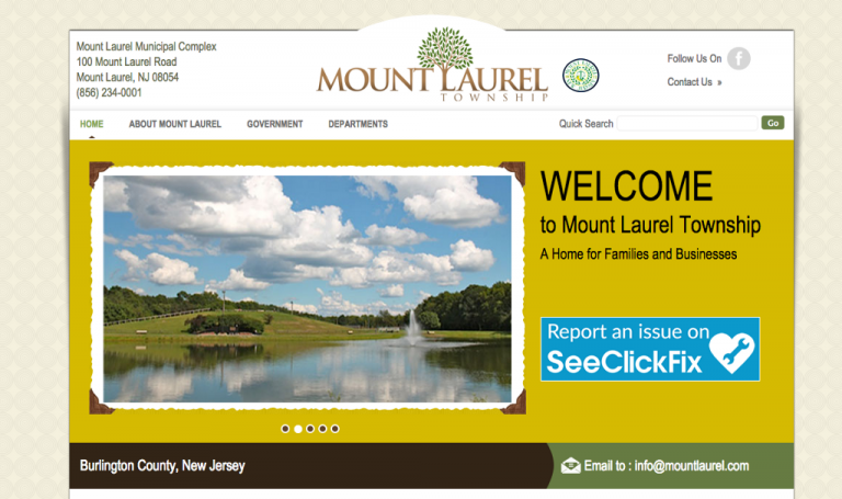 Mt. Laurel Township eyes redesign for township website at latest township council meting