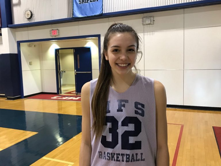 Moorestown Friends’ Bella Runyan shines in SJIBT three-point contest