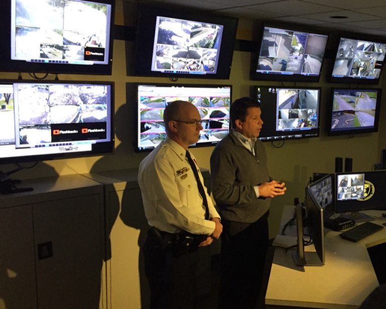 Gloucester Township Police Department unveils new Remote Monitoring Station and mobile camera…