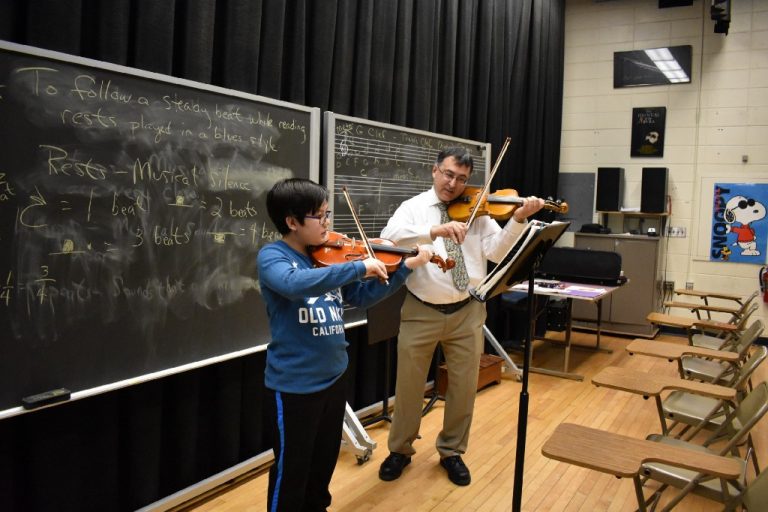 Charles Street School’s music program gets Palmyra, Riverton students started on the right note