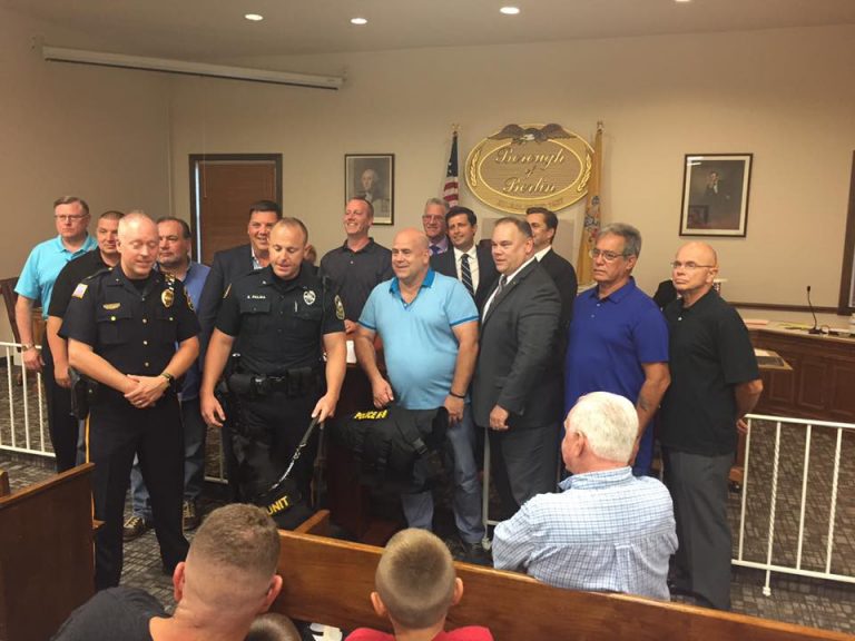 Berlin Rotary Club donates ballistic vest to Police Department at council meeting