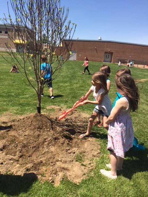 Earth Day and Arbor Day were celebrated at Indian Mills Elementary School