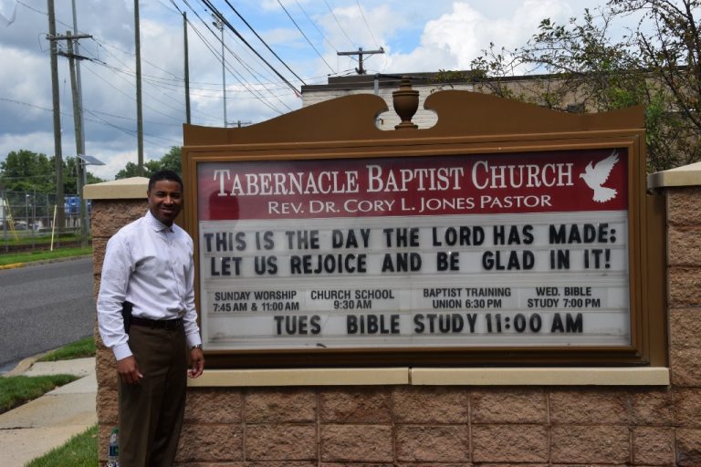Rev Cory Jones, the motivational leader and speaker of Tabernacle Baptist Church