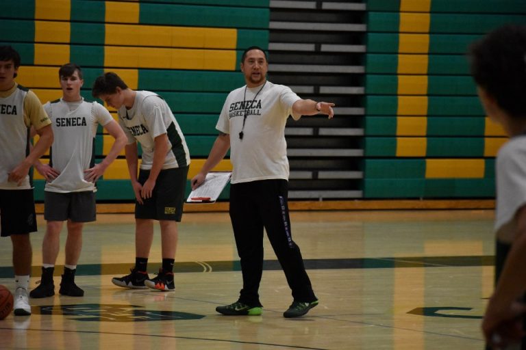 New head coach, same high expectations for Seneca boys basketball