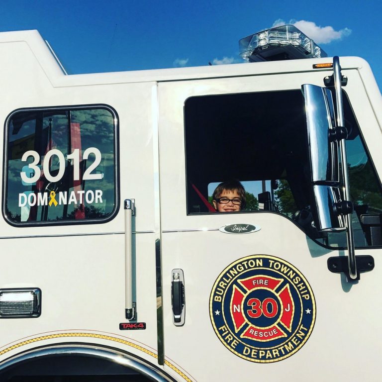 ‘Dominating’ the odds: fire department’s fiercest member is only 7