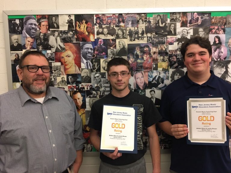 Seneca Seniors win Awards at Rowan University’s Music Tech Expo