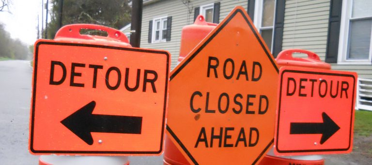 Lakeland Road eastbound closed for emergency roadwork