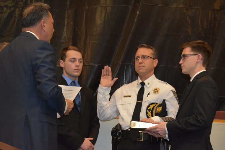 Pancoast sworn in as new Chief of Police