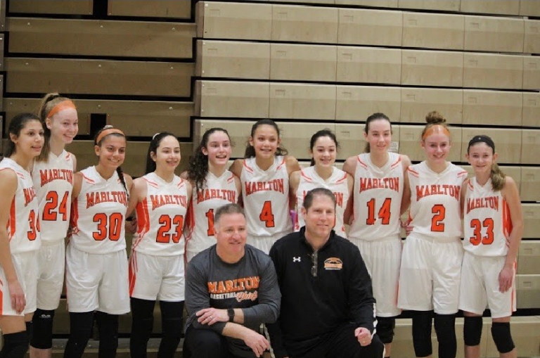 Marlton eighth-grade Lady Chiefs travel basketball team snag inter-county basketball championship