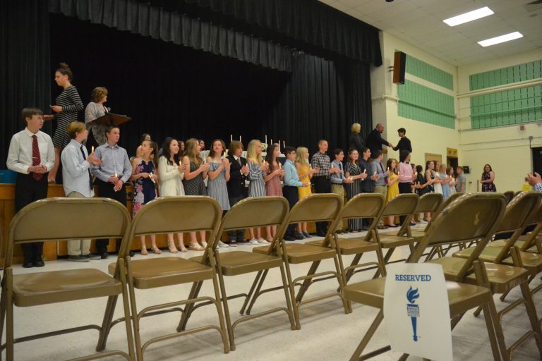 Students of Indian Mills Memorial School inducted in NJHS