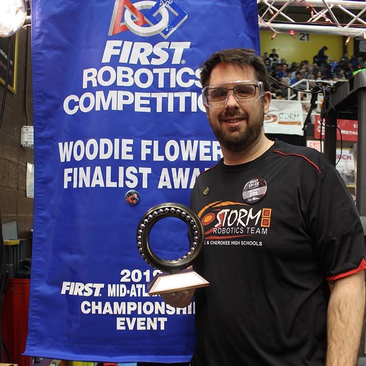 Cherokee and Lenape High School’s STORM Robotics advisor receives mentoring award