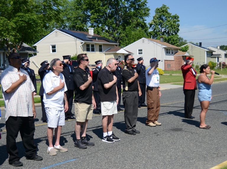 Deptford Township celebrate Memorial Day at Oak Valley Elementary School