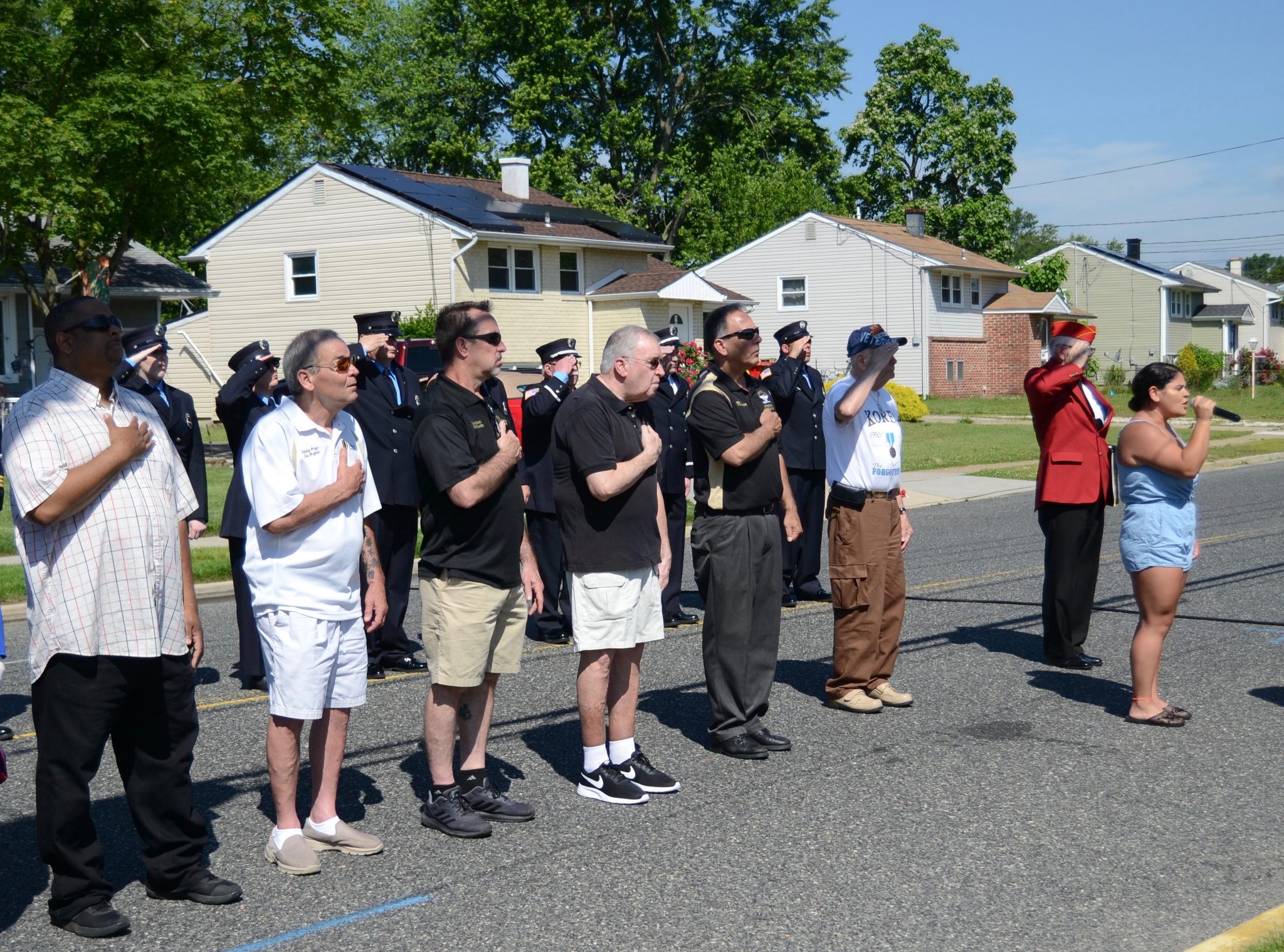 Deptford Township celebrate Memorial Day at Oak Valley Elementary