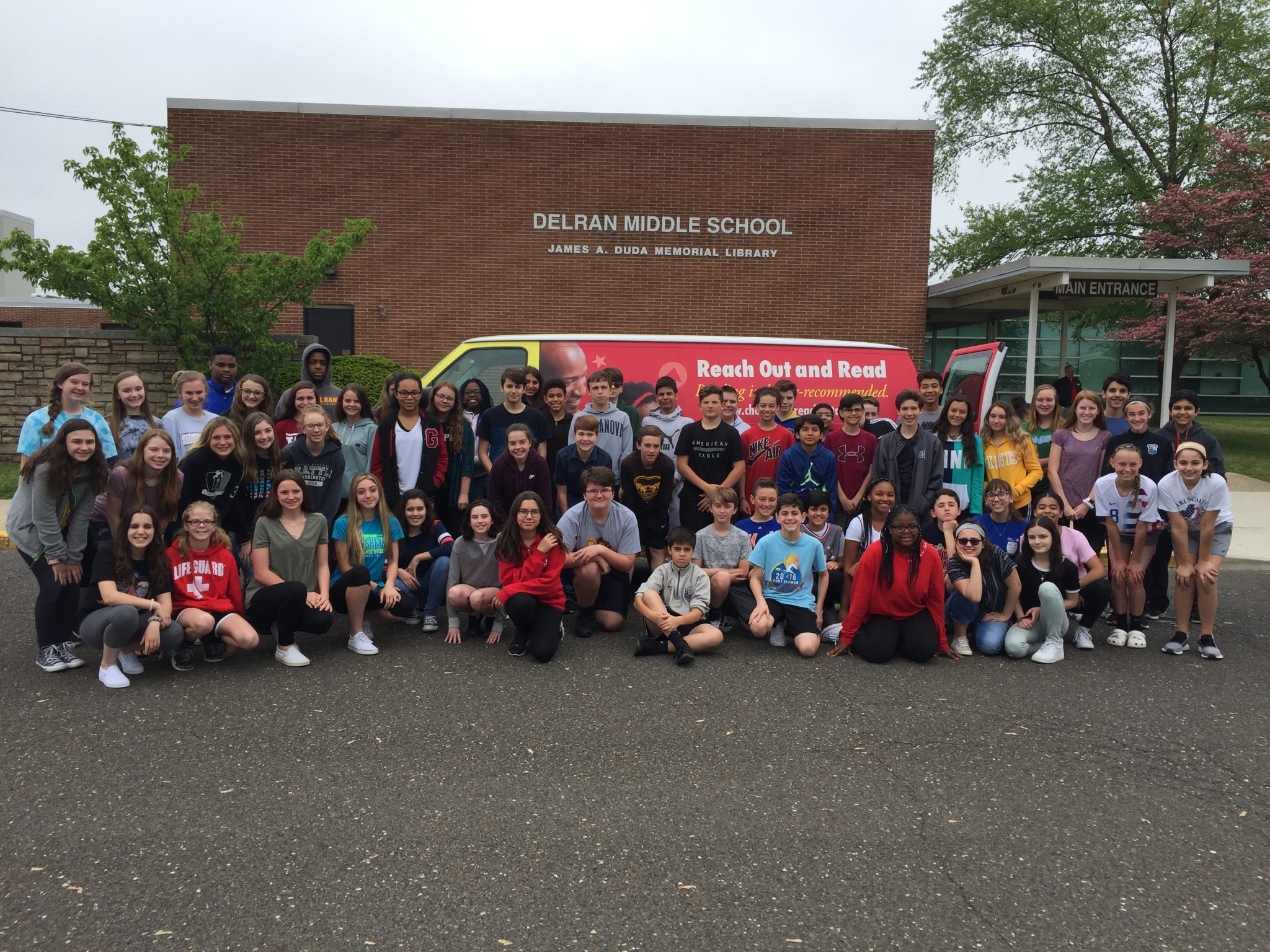 Delran Middle School students learn what it means to give back The