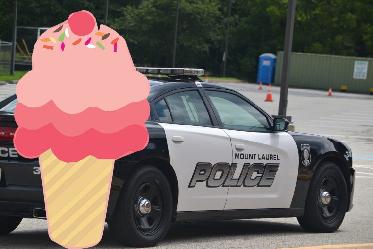 RESCHEDULED FOR JUNE 27 Mt. Laurel Police to hold free ‘Ice Cream with an Officer’ event on June 20