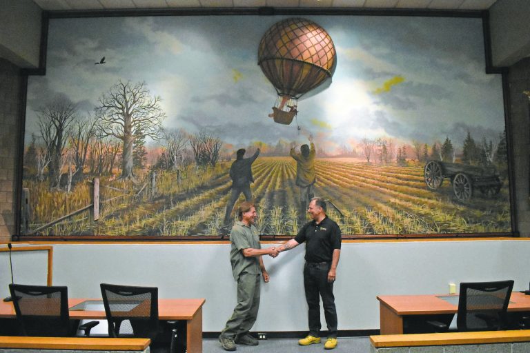 Deptford Township municipal mural brings historical moment to life