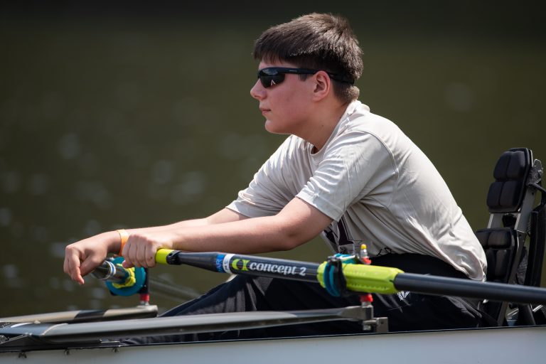 Cherry Hill rower undeterred by muscular atrophy