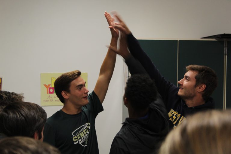 Seneca student-athletes teach their peers how to address bullying, biases