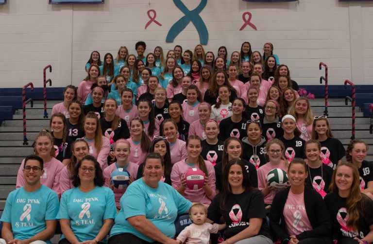 Shawnee girls volleyball raises over $5,000 for cancer research