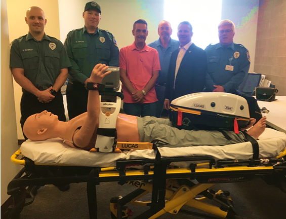 County Freeholders announce new automated CPR devices on GCEMS ambulances