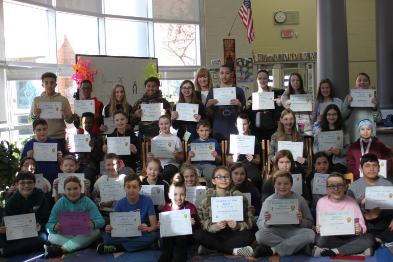 Williamstown Middle School Students of the Month honored