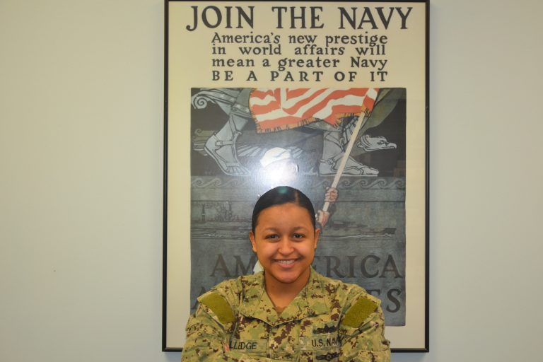 Milledge makes the most of her military journey