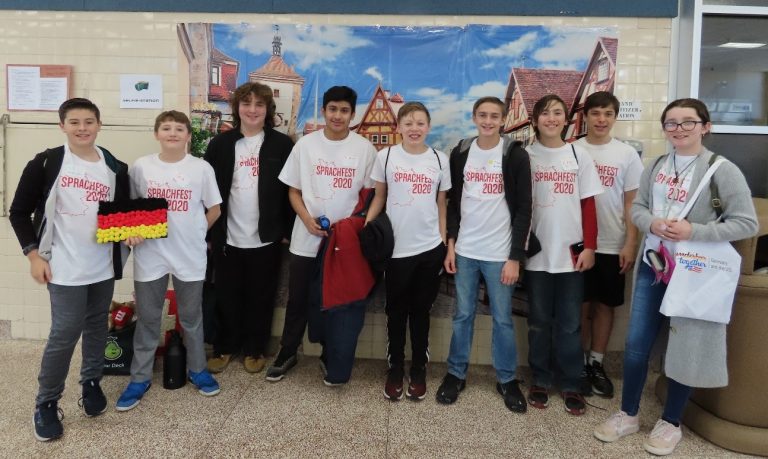Williamstown Middle School’s German program participated in a regional language competition