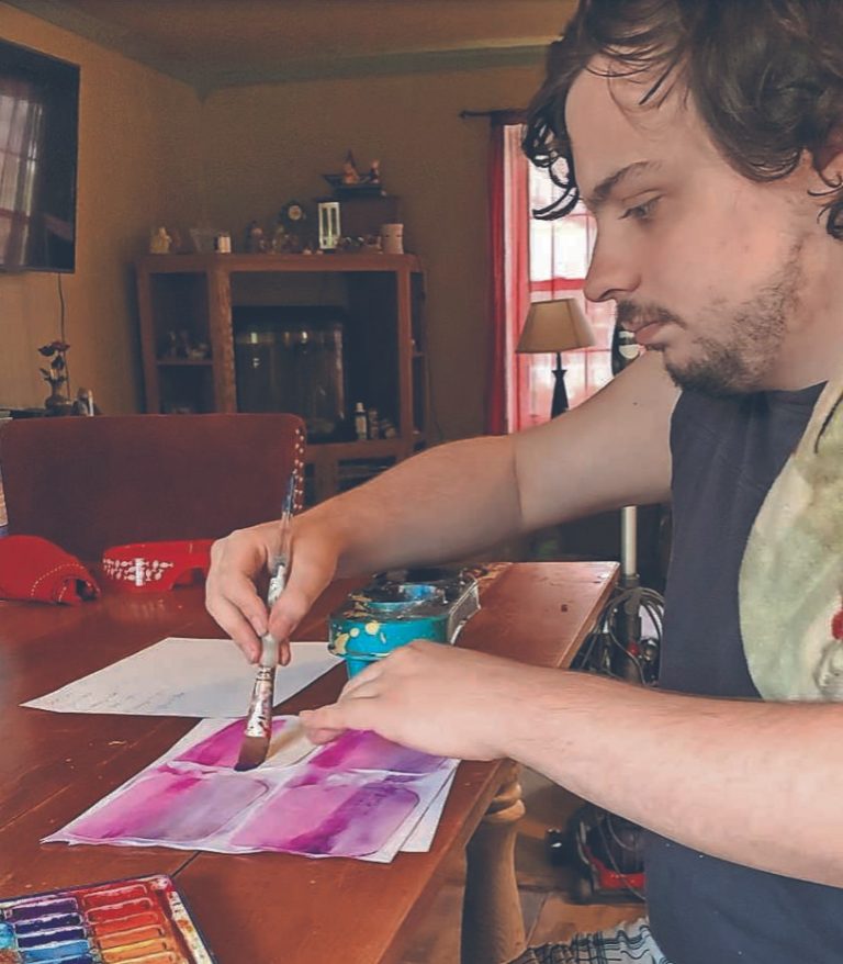 Continuing to break new ground: artist with autism raises money for cafe